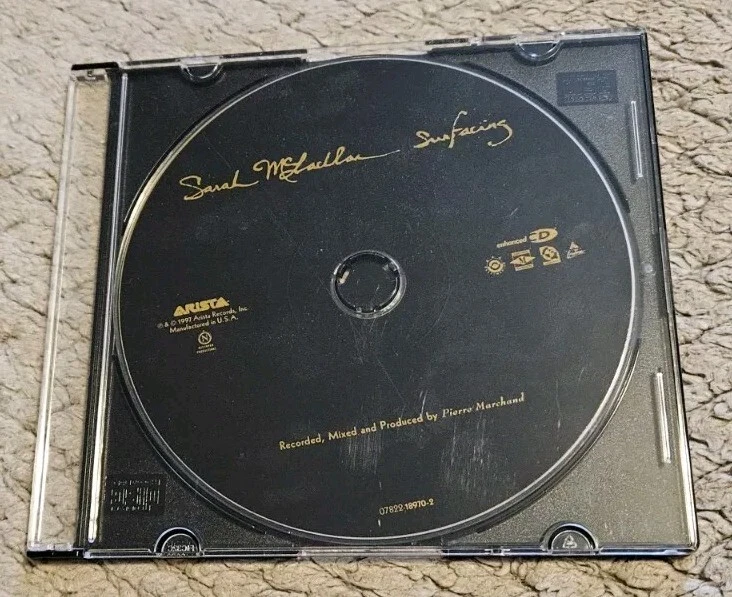 Surfacing CD Sarah McLachlan Tested Plays