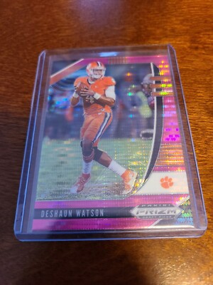 Deshaun Watson 2020 Prizm Draft Picks Pink Pulsar Prizms #34 Cleveland Browns