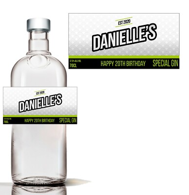 Personalised Gin bottle label, Perfect  PERFECT VALENTINES GIFT/PRESENT