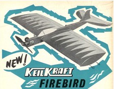 KeilKraft Model Airplane Plans UC : FIREBIRD 32"Span for 2.5-3.5cc .15-21ci 