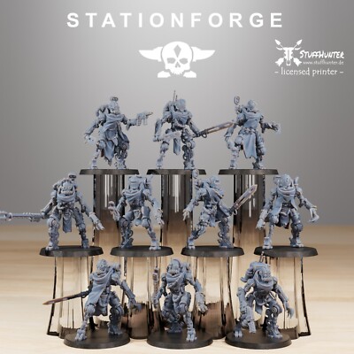Scavenger Junkbots Squad (10) - Station Forge - Robot Grimdark Tabletop Mech