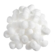 Trimits Pom Poms 1.3cm White - Pack of 100