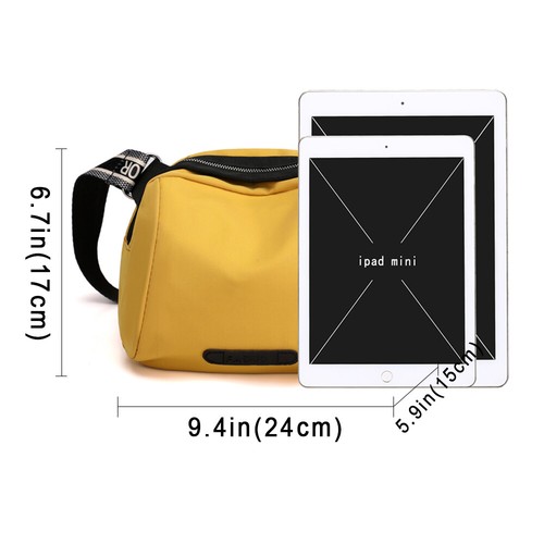 Women Sling Bag Chest Fanny Packs Crossbody Travel Sports Shoulder Backpack Gift - Picture 3 of 27