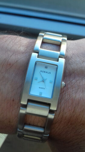 ORIENT XERNUS L69140A WHITE STEEL Uhren Vintage Sammlung Japan NOS Montre Fond - Bild 1 von 12