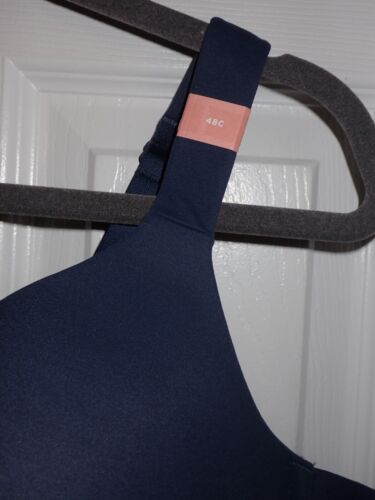 NUOVO reggiseno Lane Bryant Cacique 48C leggermente foderato copertura completa blu navy - Foto 3 di 7