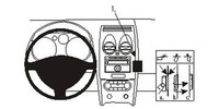 Brodit Proclip 853966 Montagekonsole FüR Nissan Qashqai Modell 2007 - 2013