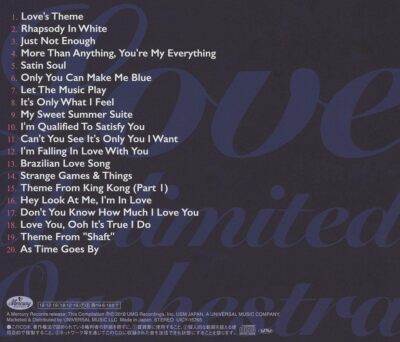 love unlimited Best of Love Unlimited Orchestra Japan CD