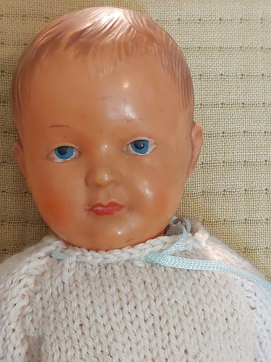 Ancien poupon SNF en celluloïd Plastique