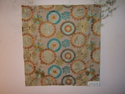 Robert Allen, Electron, Embroidered Novelty,  Remnant for Crafts, Color Sunrise