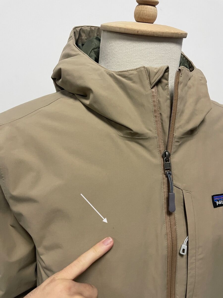 Men's PATAGONIA Windsweep Down Jacket Hoody Full Zip RARE Men's PATAGONIA Windsweep Down Jacket Hoody Full Zip RARE