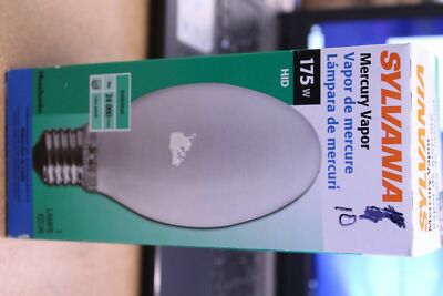 Sylvania 69438 High Intensity Discharge Mercury Vapor Lamp, 175W 