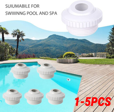 Pool Spa 1/2'' Opening Return Jet Fitting with 1-1/2'' MIP Thread for Hayward