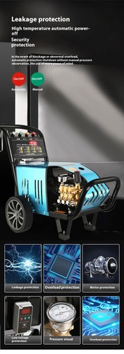 Ultrahochdruck Hochleistungs Autowäsche 380V Industriereinigungsmaschine - Bild 12 von 22