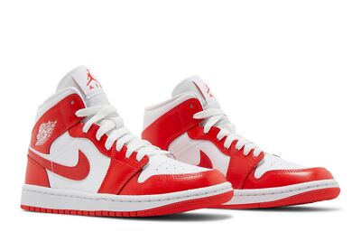 Nike Air Jordan Wmns Air Jordan 1 Mid Habanero Red BQ6472-116 | eBay