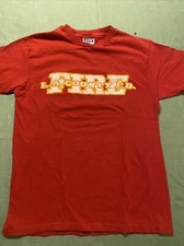 Vintage Single Stitch LA COUNTY F.D. red T Shirt Size Large Made In USA