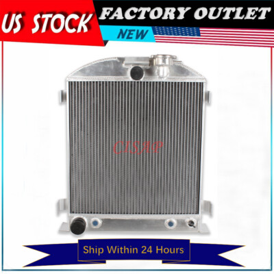 3Rows All Aluminum Radiator Fit For 1933 Ford HI-BOY 2.44