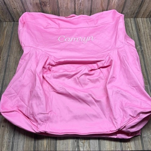 Pottery Barn Kids Anywhere Chair Slipcover Pink Regular "CAMRYN" Personalized