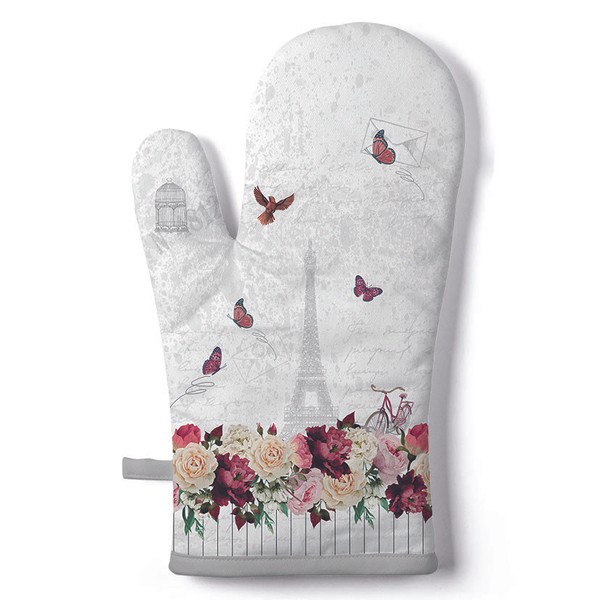 Ofenhandschuh – Format: 18 X 30 Cm – 1 Ofenhandschuh Pro Packung - Romantic Pari-image