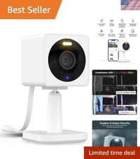 Weatherproof 1080p Security Camera with Spotlight and Enhanced Night Vision