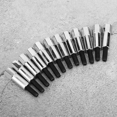 12pcs Chrome Valve Cover Bolt Set Lightweight For 289 302 351W - Picture 7 of 8