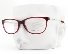 Ralph Lauren Eyeglasses RL 6135 5144 Glasses Bordeaux Red on Silver 54mm No Case