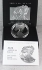 2023-W Proof American Silver Eagle Dollar $1 Box & COA US Mint Bullion OGP