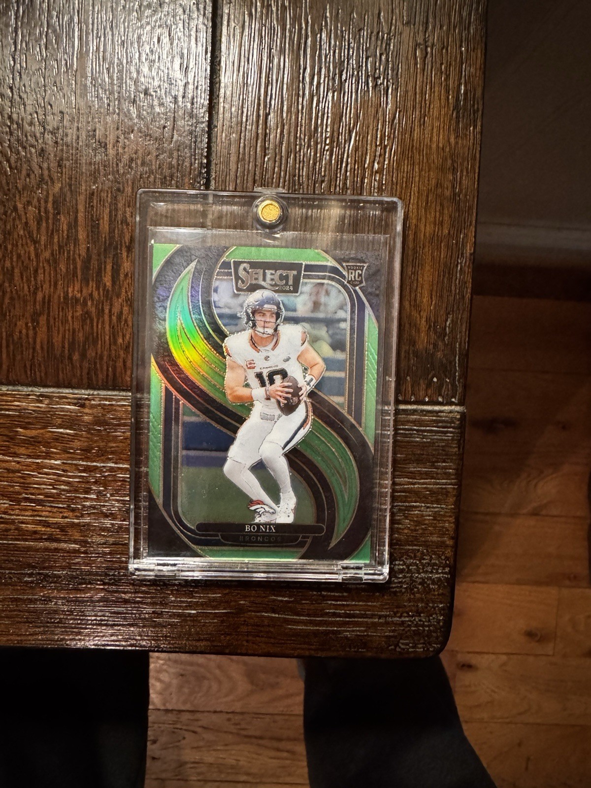 2024 PANINI SELECT NEON GREEN PRIZM #117 BO NIX ROOKIE RC /49