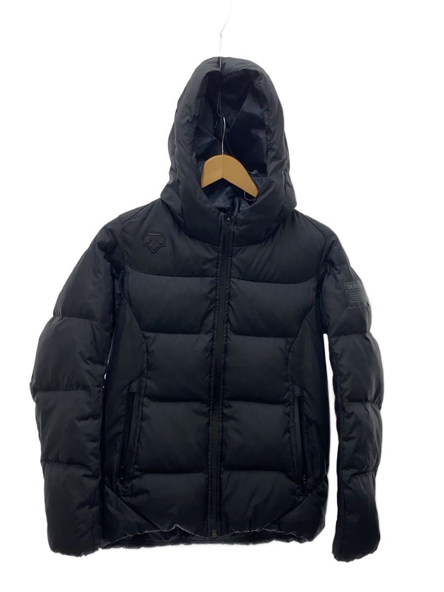 DESCENTE◆Down jacket/S/Polyester/BLK/Plain/DAT-36… - image 1