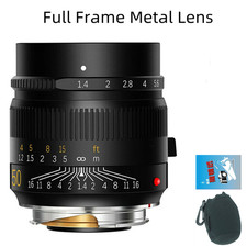 TTArtisan 50mm F1.4 Full Frame Large Aperture Manual Lens For Leica M M10 Camera
