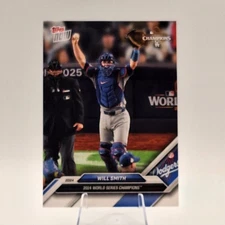 Will Smith 2024 Topps Now White Parallel Dodgers (~75 Print Run) #WS-3 Dodgers 