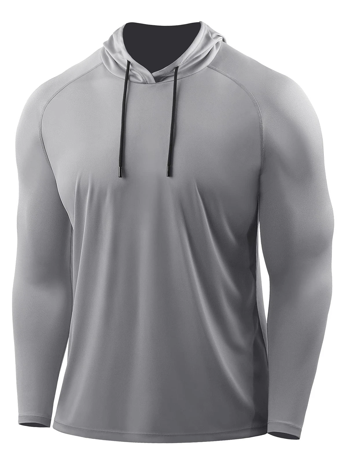 CADMUS Men's Workout Long Sleeve Fishing Shirts X-Large, 096# Grey, 1 Piece