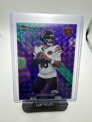 CALEB WILLIAMS 2025 TOPPS FINEST PURPLE GEOMETRIC COMMON #50 /150 BEARS