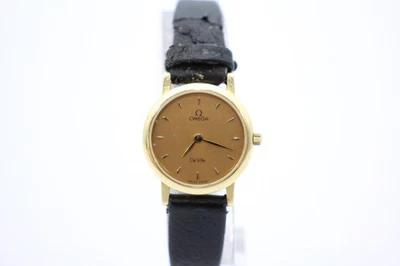 Omega De Ville 18ct Gold Watch Quartz Working