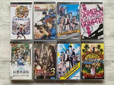 SONY PSP Genso Suikoden & Valkyria Chronicles 2 3 & Akiba's Trip & Dangan ronpa - Photo 1/4