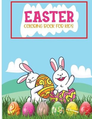 Easter Coloring Book: For Kids by Big Brain Paperback Book