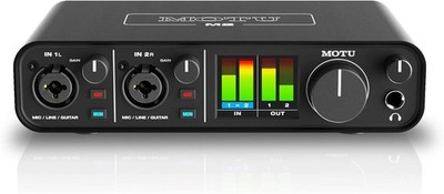 MOTU M2 USB-C Audio Interface for Home Studio