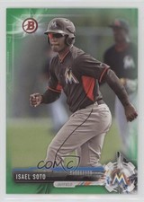 2017 Bowman Prospects Retail Green 8/99 Isael Soto #BP129 z5b