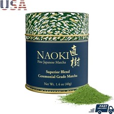 Premium Ceremonial Matcha Green Tea Powder Focus Energy Boost Usucha Latte 40g