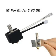 Hotend Kit 3D printers Heating Block For Ender 3 V3 SE Extruder Replacement