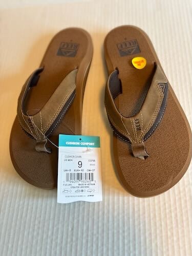 REEF CUSHION DAWN Herren Flip Flop Sandalen, Bronze, Gr. 9, Neu - Bild 1 von 2