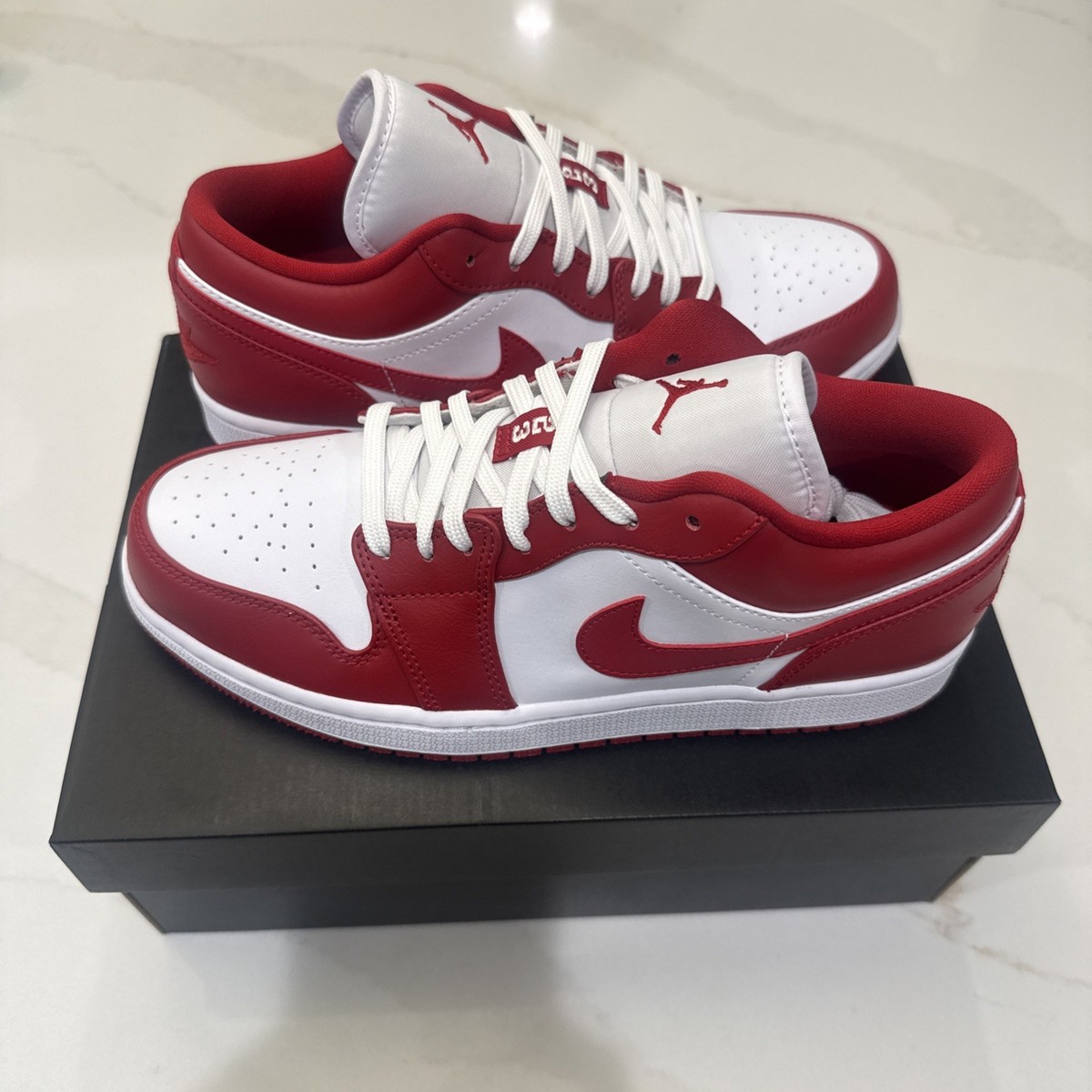 Jordan Air Jordan 1 Low Gym Red White / Size 9 / 553558-611 / 2020