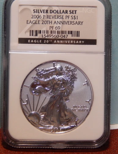 2006 P REVERSE PF69 20th ANNIVERARY NGC