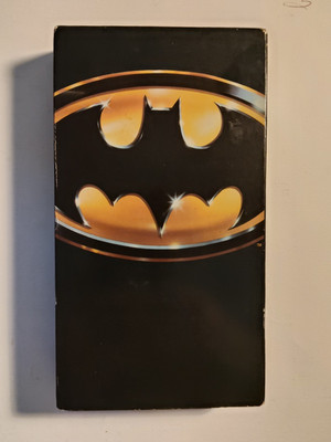 BATMAN MOVIE 1989 VHS HIFI ENGLISH WARNER HOME VIDEO VINTAGE
