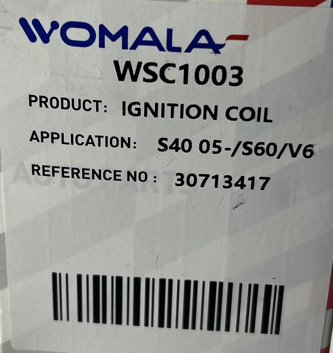 Womala WSC1003 Ignition Coil 30713417 Volvo S40 S60 photo 4