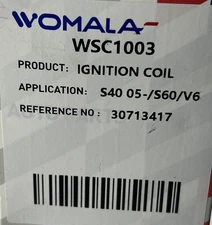 Womala WSC1003 Ignition Coil 30713417 Volvo S40 S60 thumbnail 4