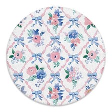 BILLAION Coquette Preppy Bow Floral Mouse 7.9x7.9 inches, mouse pad-20