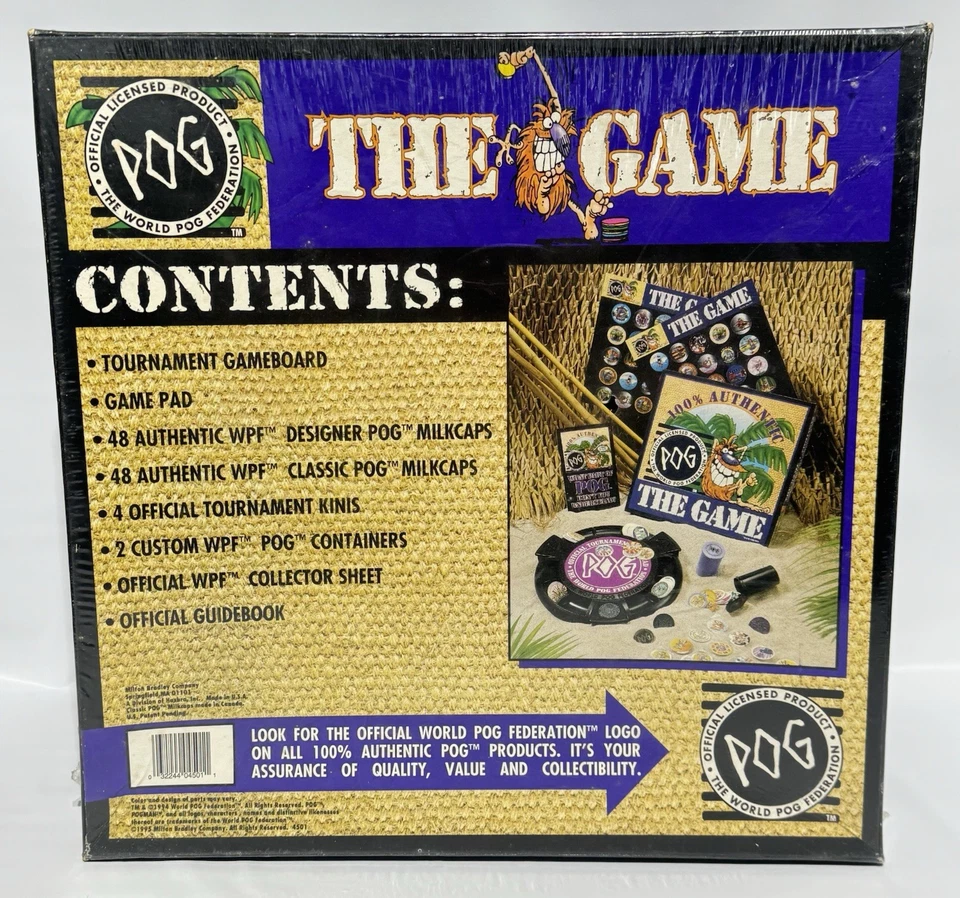 Vintage POG The Game 1995 NEW Factory Sealed Milton Bradley - Image 3 of 4
