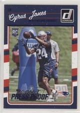 2016 Donruss Rookies Press Proof Blue Cyrus Jones #310 xq3