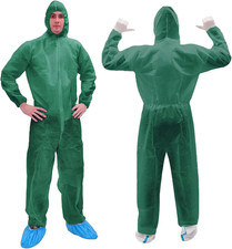 Colorful Disposable Coverall, PP Hazmat Suits with Hood and Elastic Cuffs for Sp