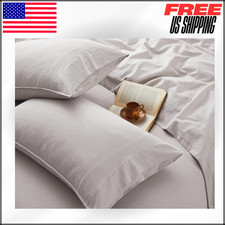 4PC Organic King Linen Sheets 100 French Linen from Normandy Deep Pocket 16"